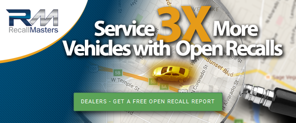 Service 3X More Vehicles with Open Recalls - Click to Get a Free Open Recall Report